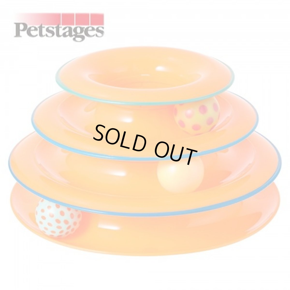 画像1: ペットステージ タワーオブ・トラックス 猫用おもちゃ Petstages (1)