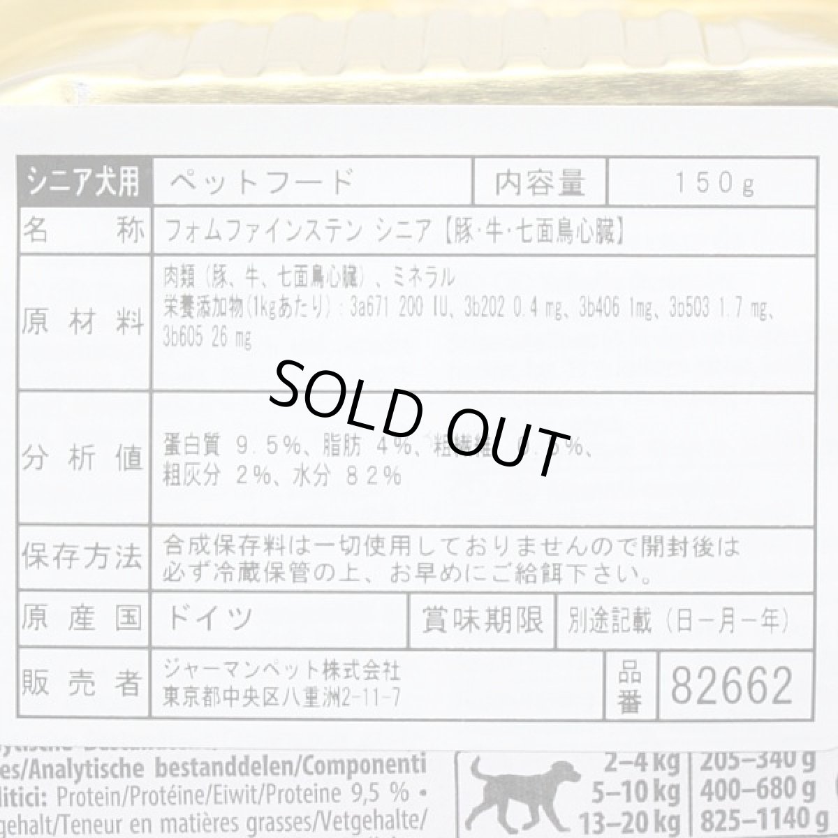 画像4: 最短賞味2027.7・アニモンダ 高齢犬 フォムファインステン シニア 豚・牛・七面鳥心臓 150g 82662ドッグフードANIMONDA正規品 (4)