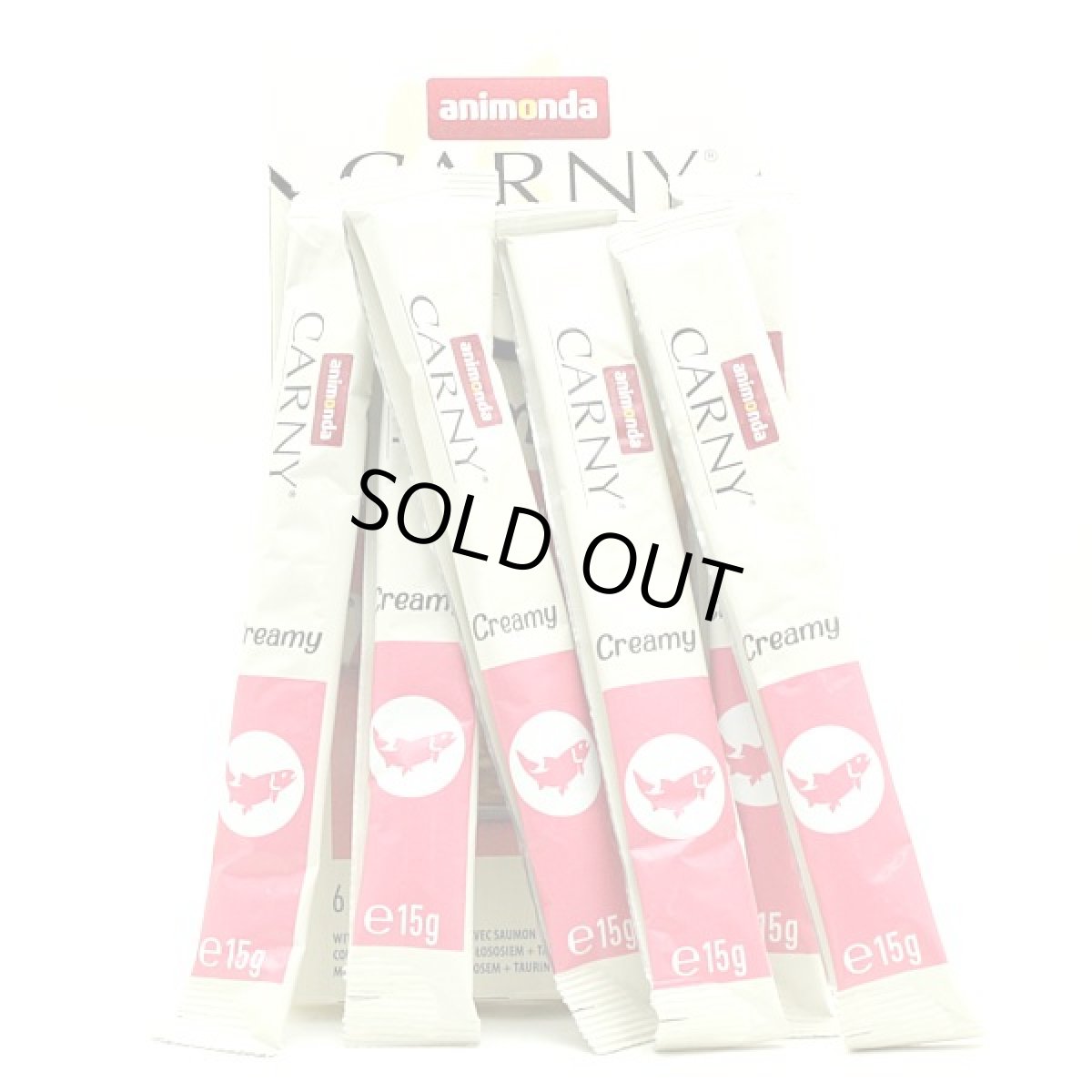 画像2: 最短賞味2027.4・アニモンダ 猫 カーニー クリーミー サーモン・タウリン 15g×6本/83867全年齢対応猫用おやつ正規品 (2)