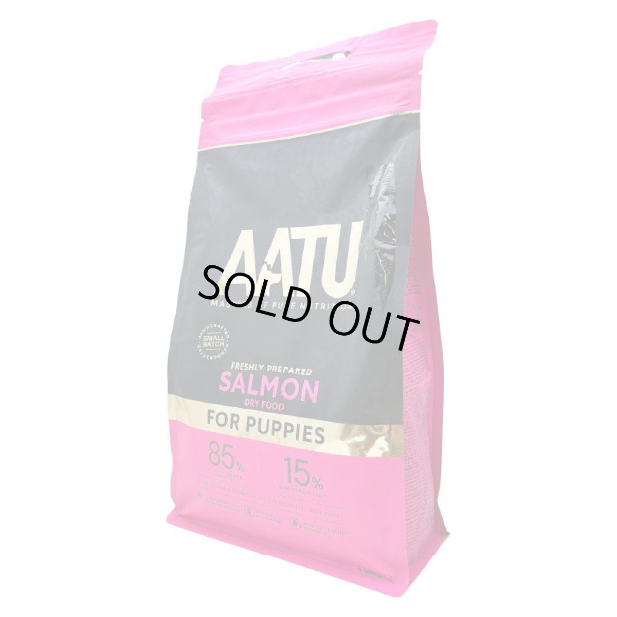画像3: 最短賞味2027.2.19・リニューアル品アートゥー パピー サーモン 1.5kg 仔犬用ドライ 穀物不使用 ドッグフード AATU 正規品 aa13040 (3)