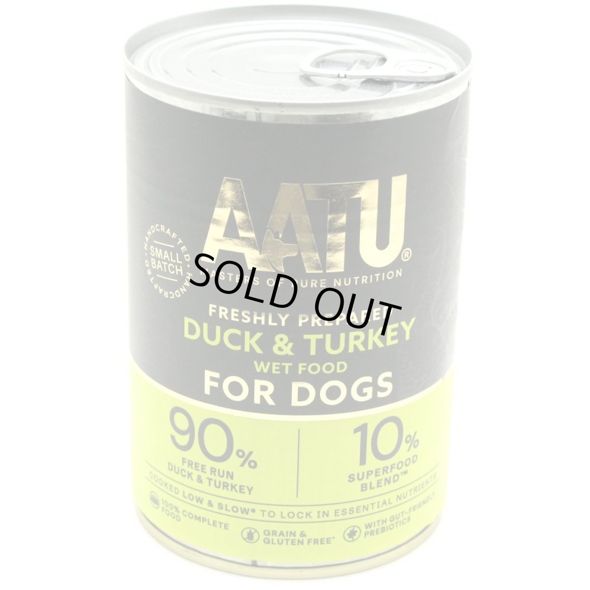 画像3: 最短賞味2028.9・AATU アートゥー 90％ダック＆ターキー 400g缶 成犬用ウェット 総合栄養食 正規品 aa13507 (3)