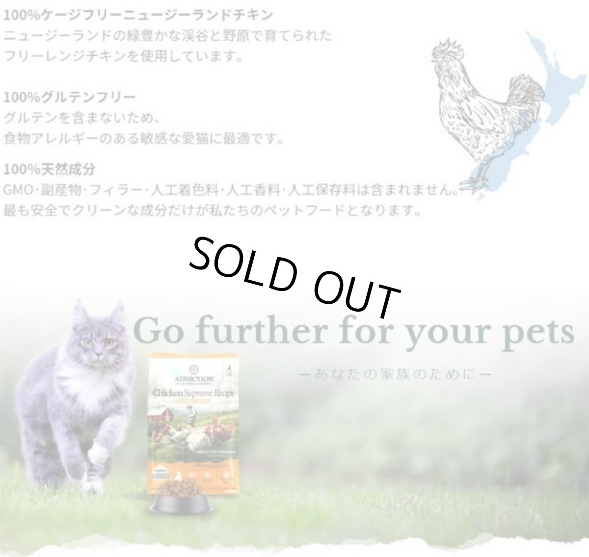 画像5: NEW 最短賞味2026.11.22・アディクション 猫 チキンシュプリーム 50g成猫用 有料サンプル正規品adc12806 (5)