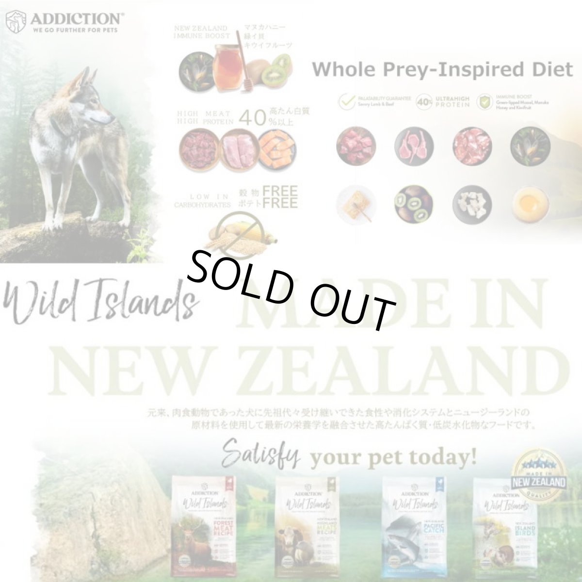 画像6: 最短賞味2027.7.27・アディクション犬 ワイルドアイランズ ドッグ ハイランドミーツ4.2kg(700g×6)専用ダンボール出荷 袋ラベル無しadd11233 (6)