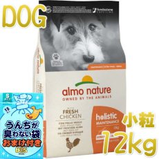 画像1: おまけ付き！最短賞味2025.7.31・アルモネイチャー 犬 チキン 小粒12kg ald724成犬用ホリスティック ドッグフードalmo nature正規品 (1)