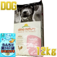 画像1: おまけ付き！最短賞味2025.4.30・アルモネイチャー 子犬用 パピー チキン 中粒 12kg大袋 ald740仔犬用 almo nature 正規品 (1)