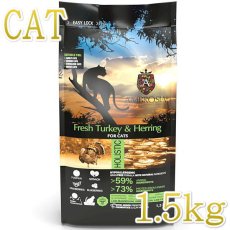 画像1: NEW 最短賞味2025.11.7・アンブロシア 猫 キャットターキー＆ヘリング 1.5kg 全猫用 特にインドア/避妊去勢/仔猫ドライフード正規品amb32255 (1)