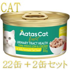 画像1: 最短賞味2027.11・アタスキャット デイリーディフェンス ツナ＆チキン ユリナリー80g×24個 全年齢猫用一般食ata30433 (1)