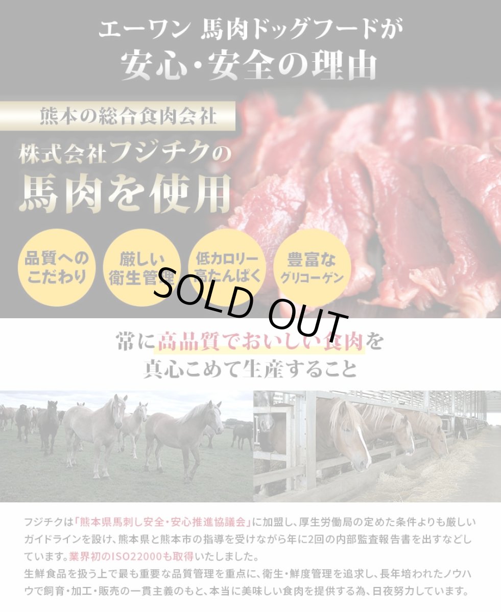 画像2: 最短賞味2026.6.1・Awan エーワン 馬肉ドッグフード 1kg×3袋 グルテンフリー正規品awa60018※在庫限り取扱終了 (2)