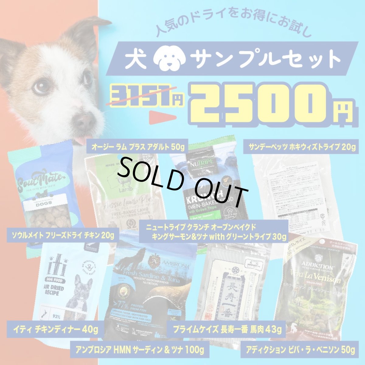 画像1: NEW 最短賞味2026.10.8・なちゅの成犬用サンプルセット/dogs (1)