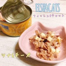 画像2: 最短賞味2025.10・フィッシュ4キャット 猫缶「ツナ＆チーズ」 70g缶 全猫種 全年齢ウェット 一般食fish4cats正規品f4c29596 (2)