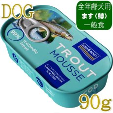 画像1: NEW 最短賞味2029.12・フィッシュ4ドッグ トラウトムース 90g缶犬用ウェット一般食FISH4DOGS正規品f4d18746 (1)