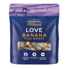 画像1: 最短賞味2026.6・フィッシュ4ドッグ バナナラップ 100g 犬用おやつFISH4DOGS正規品f4d24273 (1)