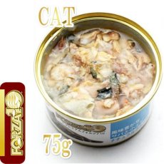画像2: 最短賞味2025.6・プレミアム フォルツァ10 猫 グルメ缶 サバと小エビ 75g缶 成猫用 一般食 FORZA10 正規品 fo05746 (2)