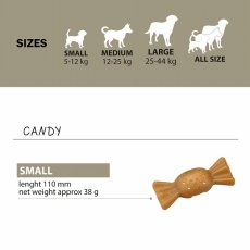 画像5: NEW 最短賞味2025.9・ファープラスト ベジタリアン デンタル スナック キャンディ メリッサＳ 犬用おやつ 歯みがきガム正規品fp07988 (5)