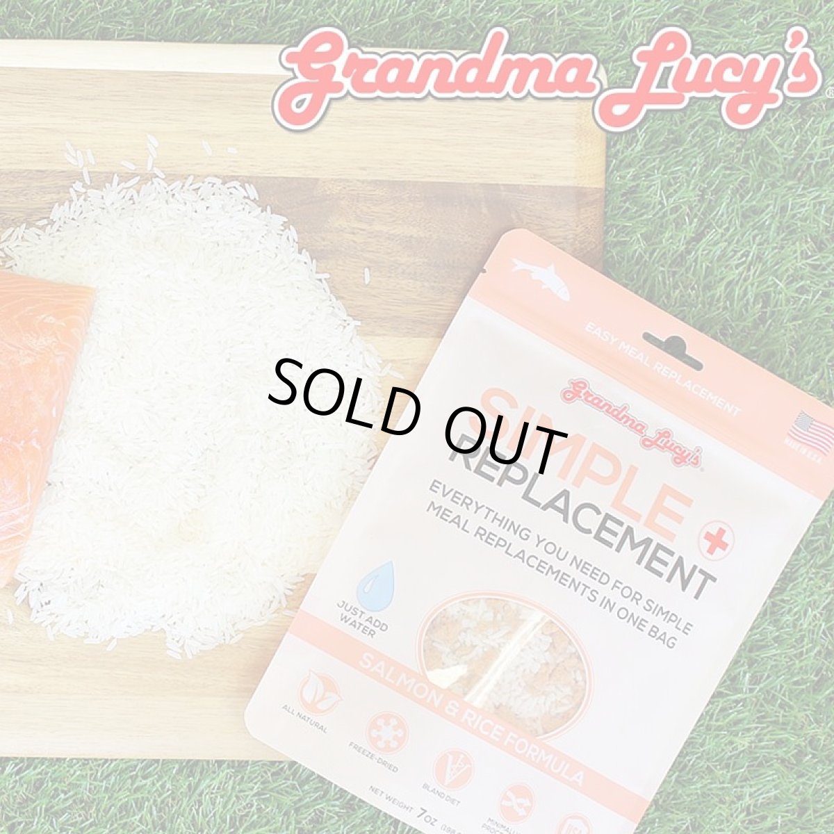 画像3: 最短賞味2026.3.23・グランマ・ルーシーズ シンプル リプレースメント サーモン198g gl28036犬猫用 胃腸ケア 正規品gl28036 (3)