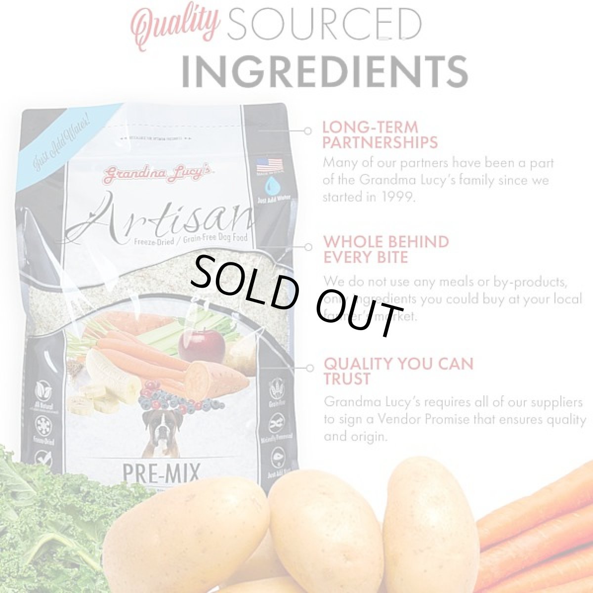 画像5: 最短賞味2026.4.23・グランマルーシーズ 犬用 アルティザン プレミックス 1.4kgフリーズドライ手作りドッグフード正規品gl30117 (5)