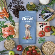 画像7: NEW 最短賞味2027.4.1・ゴスビ 犬 EXCLUSIVE フィッシュ MINI 500g gos01881ローグレイン成犬用ドライ Gosbi正規品 (7)