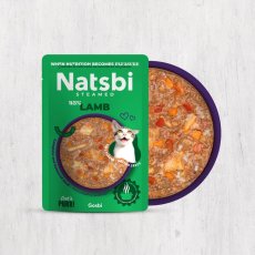 画像3: NEW 最短賞味2027.11・ゴスビ Natsbi ナツビ猫 STEAMED ラム 80gパウチ gos07920全年齢猫用総合栄養食ウェット Gosbi正規品 (3)