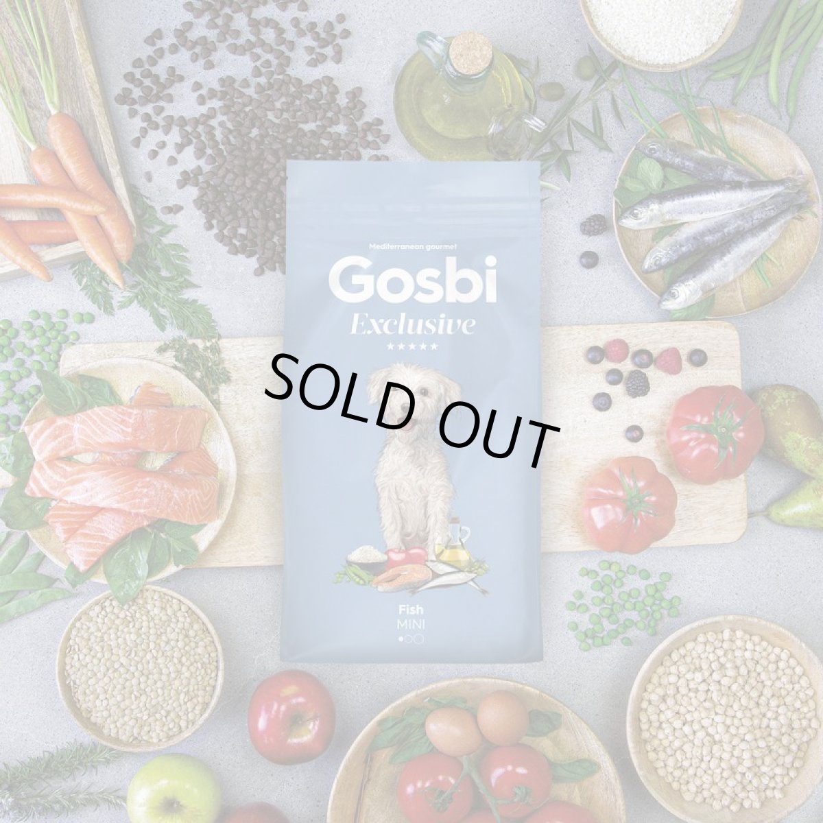 画像7: NEW 入荷待ち・ゴスビ 犬 EXCLUSIVE フィッシュ MINI 2kg gos11198ローグレイン成犬用ドライ Gosbi正規品 (7)