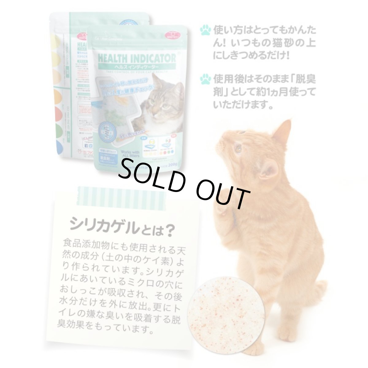 画像4: ヘルスインディケーター 200g 月に１度、愛猫の健康チェック！ (4)
