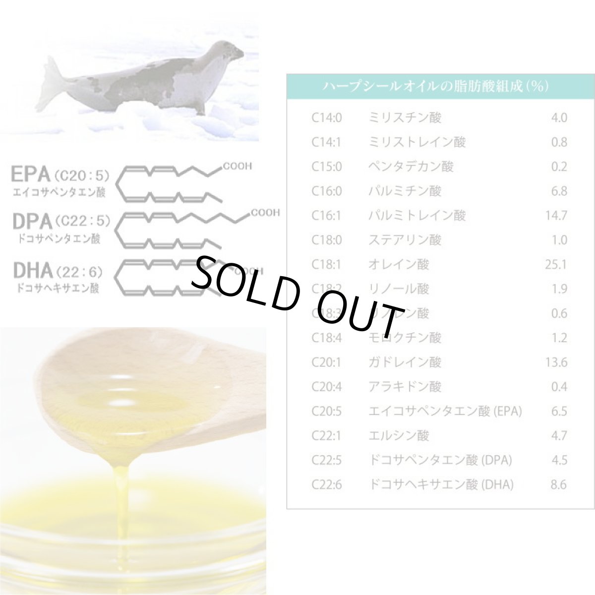 画像3: 最短賞味2026.9・HARP SEAL OIL ハープシールオイル 180粒 犬猫ペット用サプリメント DHA EPA DPA hsoil (3)
