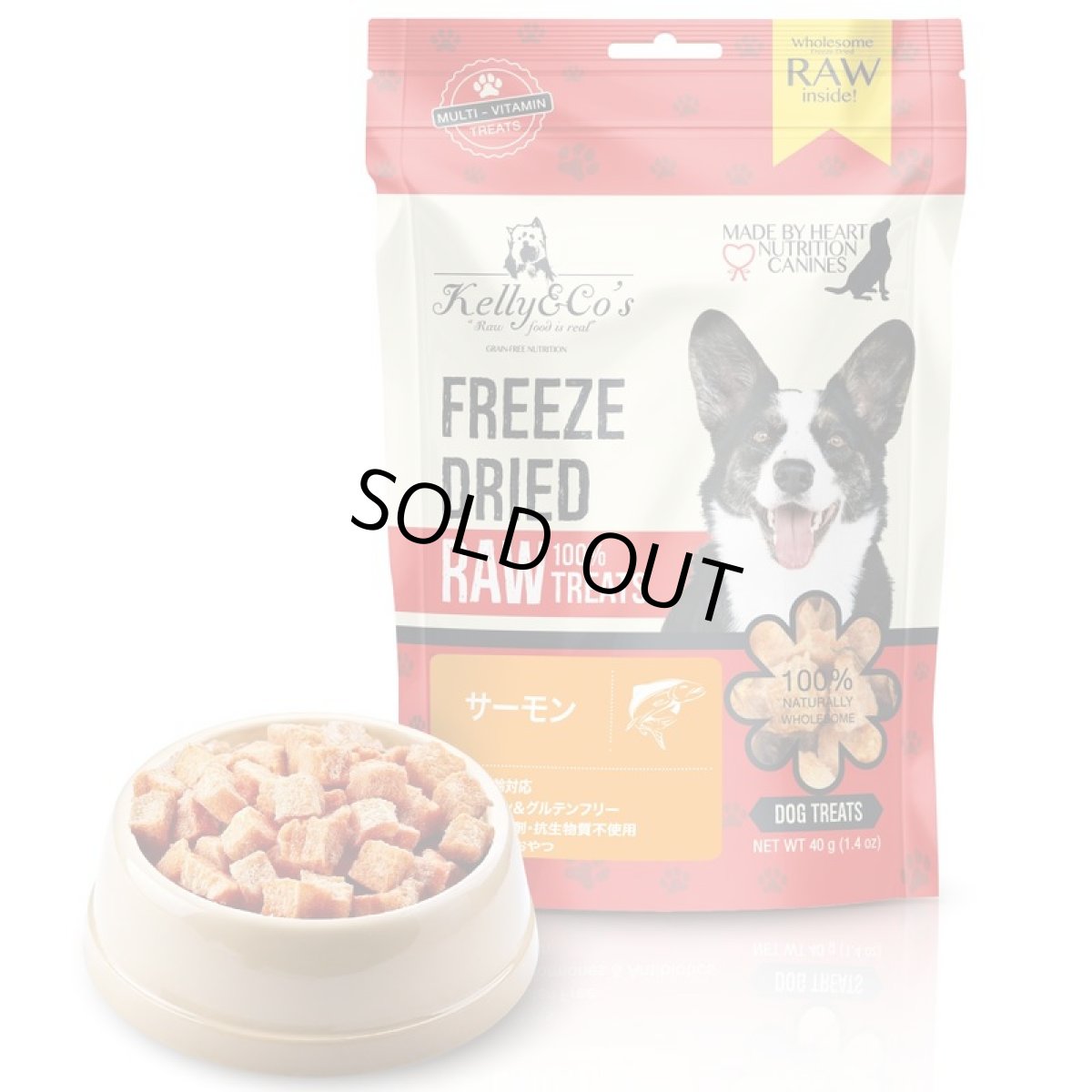 画像2: NEW 最短賞味2028.6・ケリーアンドコー 犬フリーズドライ おやつ サーモン 40g犬用kec00039/Kelly＆Co’s正規品 (2)