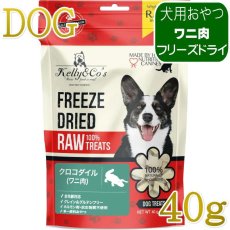 画像1: NEW 最短賞味2027.12・ケリーアンドコー 犬フリーズドライ おやつ クロコダイルマッスルミート 40g犬用kec00046/Kelly＆Co’s正規品 (1)
