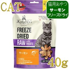 画像1: NEW 最短賞味2027.8・ケリーアンドコー猫フリーズドライ おやつ サーモン 40g猫用kec00176/Kelly＆Co’s正規品 (1)