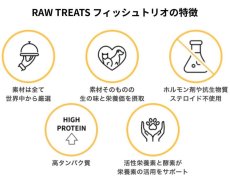画像4: NEW 最短賞味2028.1・ケリーアンドコー猫フリーズドライ おやつ フィッシュトリオ 170g猫用kec01241/Kelly＆Co’s正規品 (4)