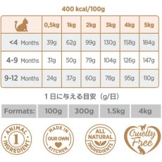 画像6: NEW 最短賞味2026.10.9・アマノヴァ 子猫 キトン エクスクイジット チキン 300g子猫用ローグレインAmanova正規品lam230-ama31108 (6)