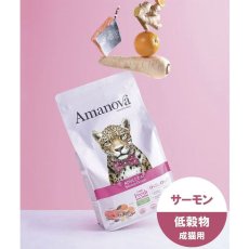 画像3: NEW 最短賞味2026.10.22・アマノヴァ アダルトキャット サーモンデラックス 1.5kg成猫用ローグレインAmanova正規品lam236-ama31191 (3)