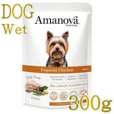 画像1: NEW 最短賞味2027.6・アマノヴァ 犬 パウチ アダルト エクスクイジット チキン300g成犬用Amanova正規品lam310-ama72019 (1)