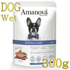 画像1: NEW 最短賞味2027.6・アマノヴァ 犬 パウチ アダルト デリシャス ラム300g成犬用Amanova正規品lam312-ama72750 (1)
