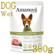 画像1: NEW 最短賞味2027.6・アマノヴァ 犬 パウチ アダルト ラシャス ラム アンド ポーク300g成犬用Amanova正規品lam316-ama72033 (1)
