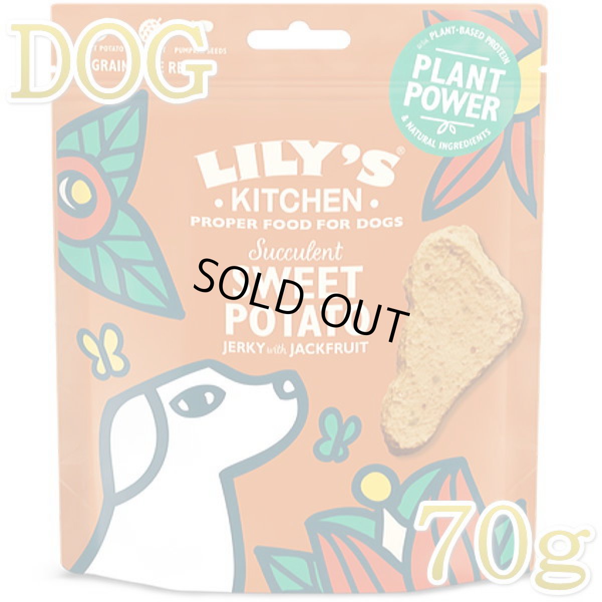 画像1: 最短賞味2026.2・リリーズキッチン 犬 スイートポテトジャーキー・ドッグ70g lid083犬用おやつ 正規品 (1)