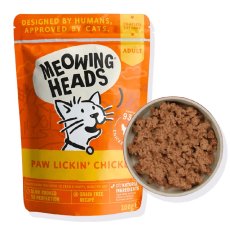 画像5: NEW 最短賞味2028.8・ミャオイングヘッズ 成猫パウチ リッキン チキン 100g総合栄養食MEOWING HEADS正規品mwck100-meh14238 (5)