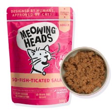 画像5: NEW 最短賞味2028.7・ミャオイングヘッズ 成猫パウチ ソ フィッシュ ティケイティッド サーモン 100g総合栄養食 正規品mwsl100-meh14245 (5)