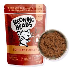 画像5: NEW 最短賞味2027.8・ミャオイングヘッズ 成猫パウチ トップ キャット ターキー 100g総合栄養食MEOWING HEADS正規品mwtk100-meh14269 (5)