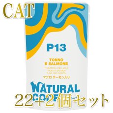 画像1: NEW 最短賞味2028.1・ナチュラルコード 猫 ＮＣＰ１３ マグロ サーモン入りパウチ24個セットnco52239s24成猫用一般食 正規品/SALE (1)