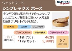 画像3: 最短賞味2025.8・ナチュラルハーベスト シンプレックス ホース 70g12袋セット全年齢犬用アレルギー対応 正規品nh08049 (3)