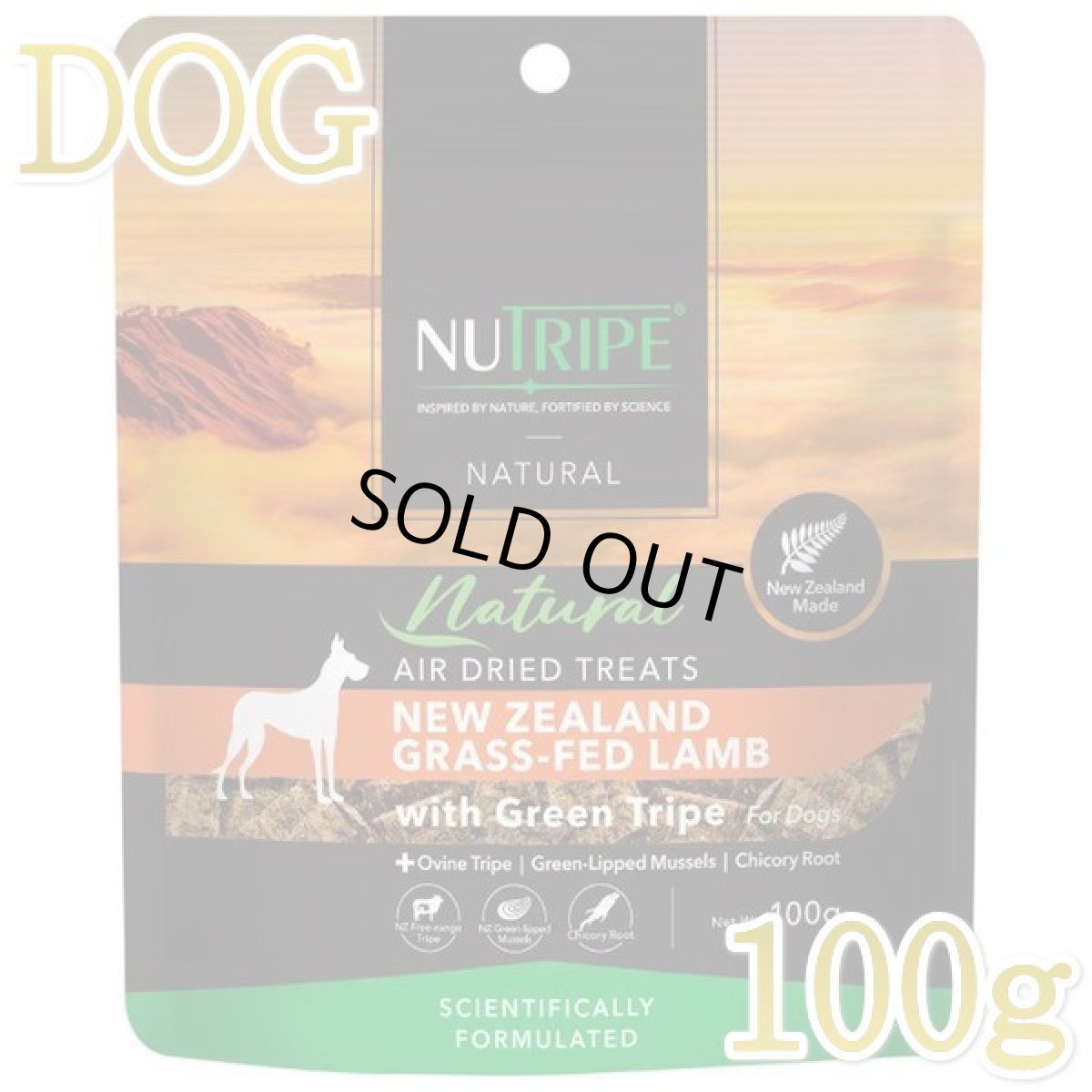 画像1: 最短賞味2026.6・ニュートライプ エアードライ トリーツ ラム100g犬用おやつ正規品nu32963 (1)