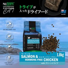 画像2: NEW 最短賞味2026.11・ニュートライプ 猫 サーモン＆チキン 1.8kg全年齢猫用グリーントライプ キャットフードnu35056 (2)