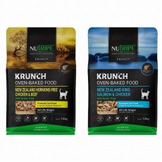 画像13: NEW 最短賞味2027.6.5・ニュートライプ 猫 クランチ サーモン＆チキンwithグリーントライプ 5.5kg全年齢猫用キャットフードnu36749 (13)