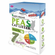 画像1: シグネチャー7 PEAS グリーンティー（緑茶）猫砂 7L(2.5kg)えんどう豆キャットリター シグネチャー7正規品pe81733 (1)