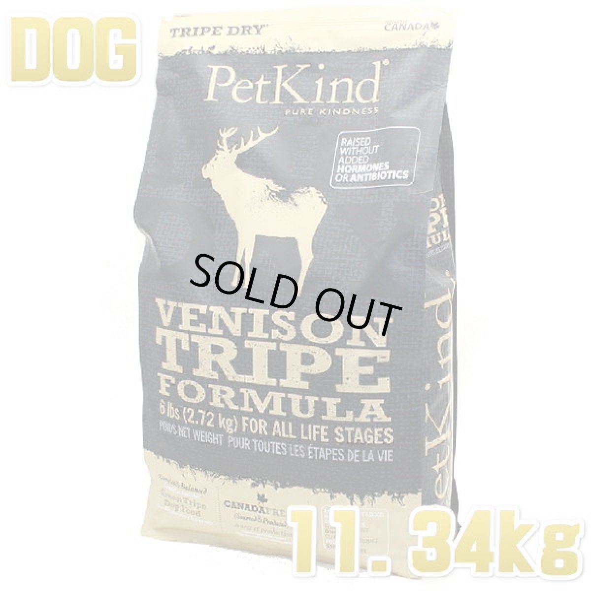 画像1: 最短賞味2027.7.10・ペットカインド 犬ベニソントライプ 11.34kg大袋 全年齢犬用トライプドライ 穀物不使用ドッグフードPetKind正規品pk40009 (1)