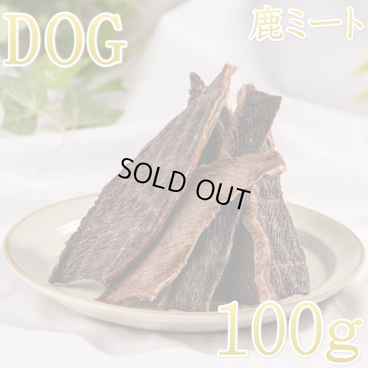 画像1: NEW 最短賞味2026.9・ロッカ エアドライ 鹿ミートジャーキー 100g 犬用おやつ 国産 無添加 roc46089 (1)