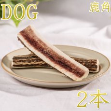 画像1: NEW 最短賞味2027.10・ロッカ エアドライ 鹿角ハーフカット 2本入 犬用おやつ 国産 無添加 roc46164 (1)