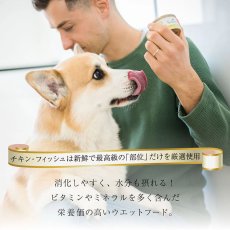 画像6: 最短賞味2027.8・シシア 犬(チキンフィレwithアップル)150g缶 scc372成犬用ウェット一般食ドッグフードSchesir正規品 (6)