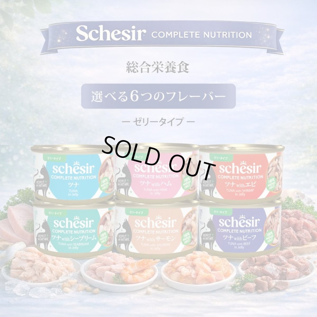 画像6: NEW 最短賞味2028.?・シシア 猫 ゼリータイプ ツナ85g缶 scc50013成猫用総合栄養食キャットフードSchesir正規品 (6)