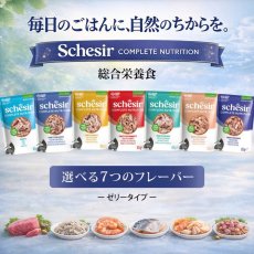 画像6: NEW 最短賞味2028.?・シシア 猫 ゼリータイプ パウチ ツナwithチキン85g scc71016成猫用総合栄養食キャットフードSchesir正規品 (6)